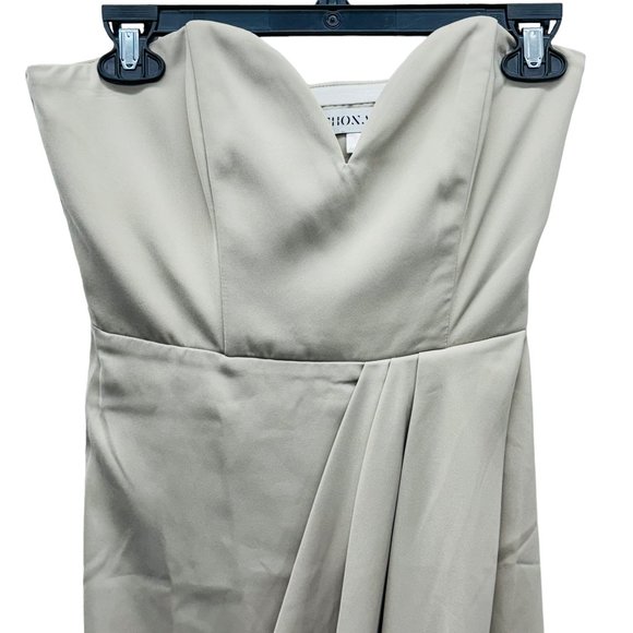 Shona Joy Stapless Women's Midi Dress Cream - Size 4 (US) - Picture 5 of 9